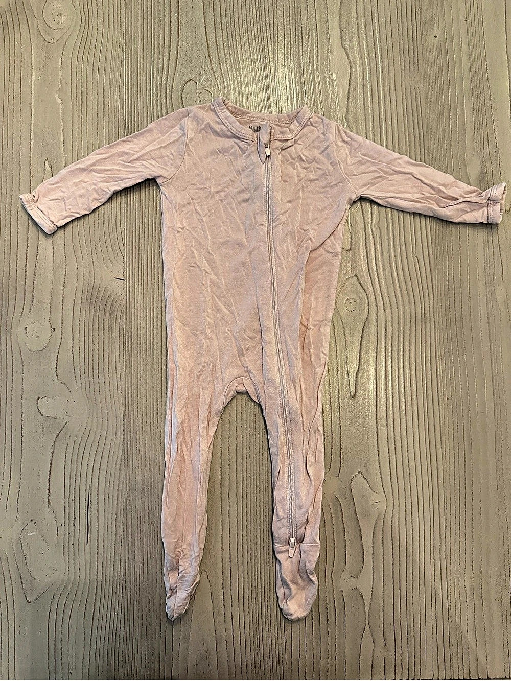 Kyte BABY Zippered Footie Pink Footed One-Piece